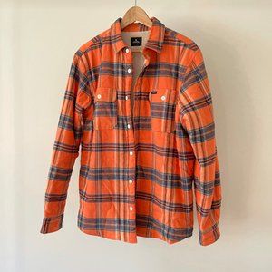 RIPCURL OVERSIZED FAUX PLUSH-LINED FLANNEL